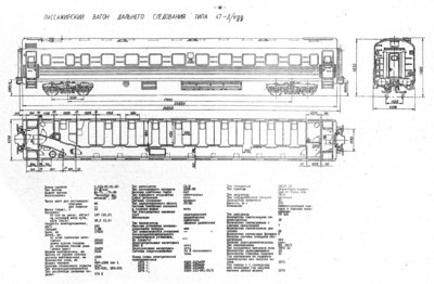 Пассажирский вагон дальнего следования типа 47-Д/едд