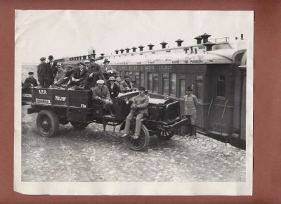 Orig 1921 US ARA Relief Train Kazan Famine Russia Photo.jpg